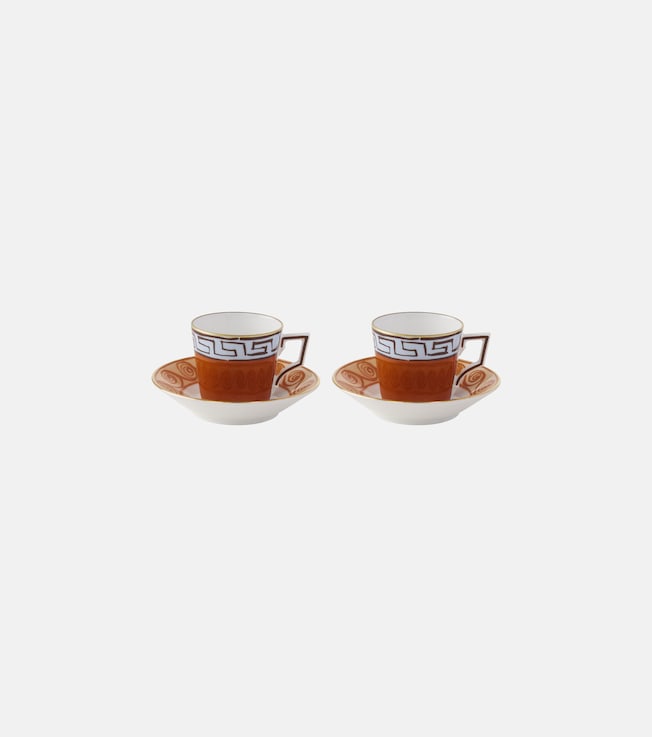 x Luke Edward Hall Il Viaggio di Nettuno set of 2 espresso cups | Ginori 1735