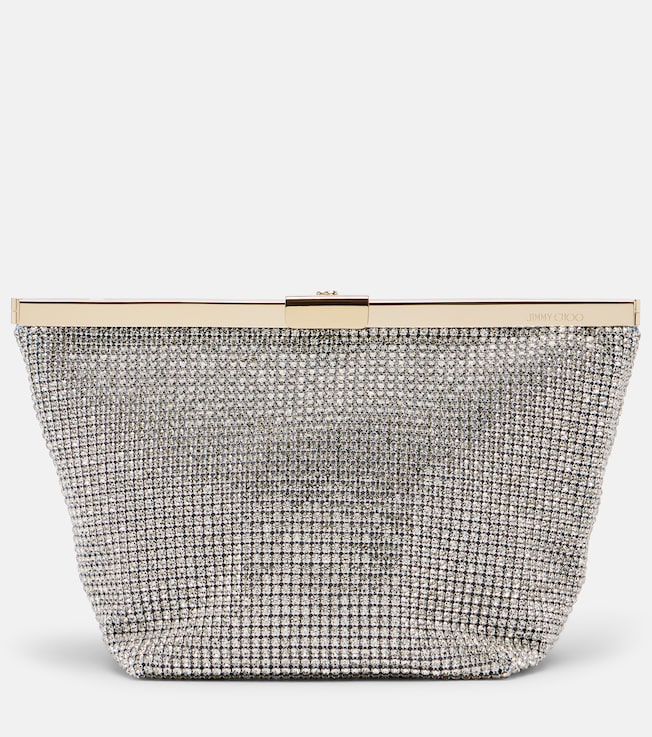Ganache embellished clutch | Jimmy Choo