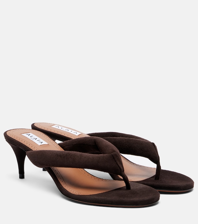 Suede thong sandals | Alaïa