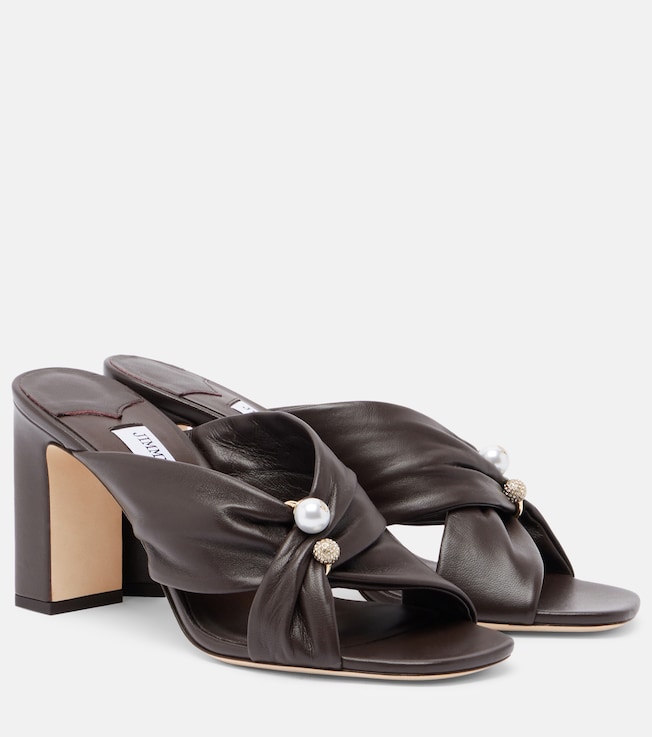 Rafi embellished leather mules | Jimmy Choo
