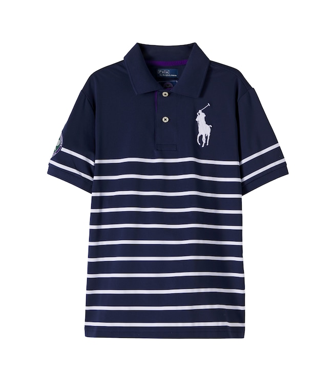 Striped piqué polo shirt | Polo Ralph Lauren Kids