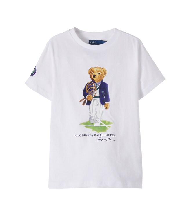 x Wimbledon Polo Bear cotton T-shirt | Polo Ralph Lauren Kids