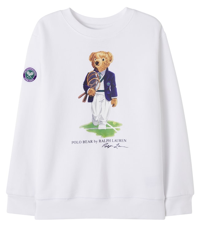 Polo Bear cotton-blend jersey sweatshirt | Polo Ralph Lauren Kids